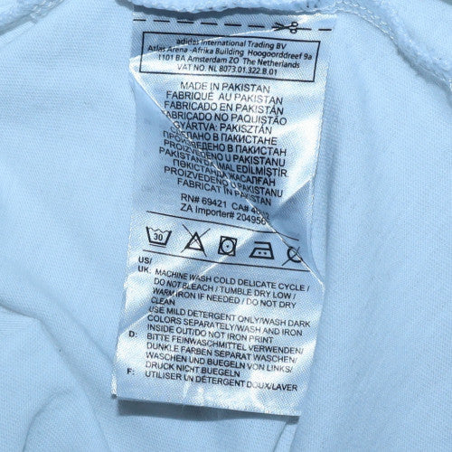 Reebok Men's White Crew Neck Graphic Logo Short Sleeve T-Shirt M