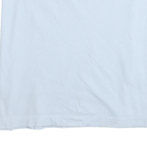Reebok Men's White Crew Neck Graphic Logo Short Sleeve T-Shirt M