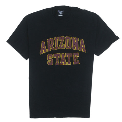 Champion Men's Black Arizona State Graphic Cotton T-Shirt Size L