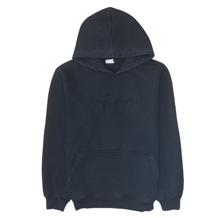 Tommy Hilfiger Men's Black Embroidered Pullover Hoodie M