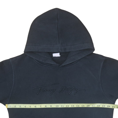 Tommy Hilfiger Men's Black Embroidered Pullover Hoodie M