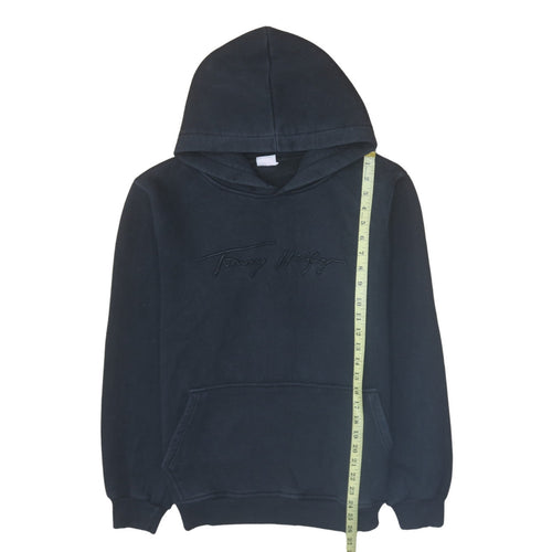 Tommy Hilfiger Men's Black Embroidered Pullover Hoodie M