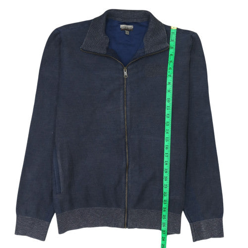 Napapijri Mens Blue 2XL Cotton Full Zip Track Jacket
