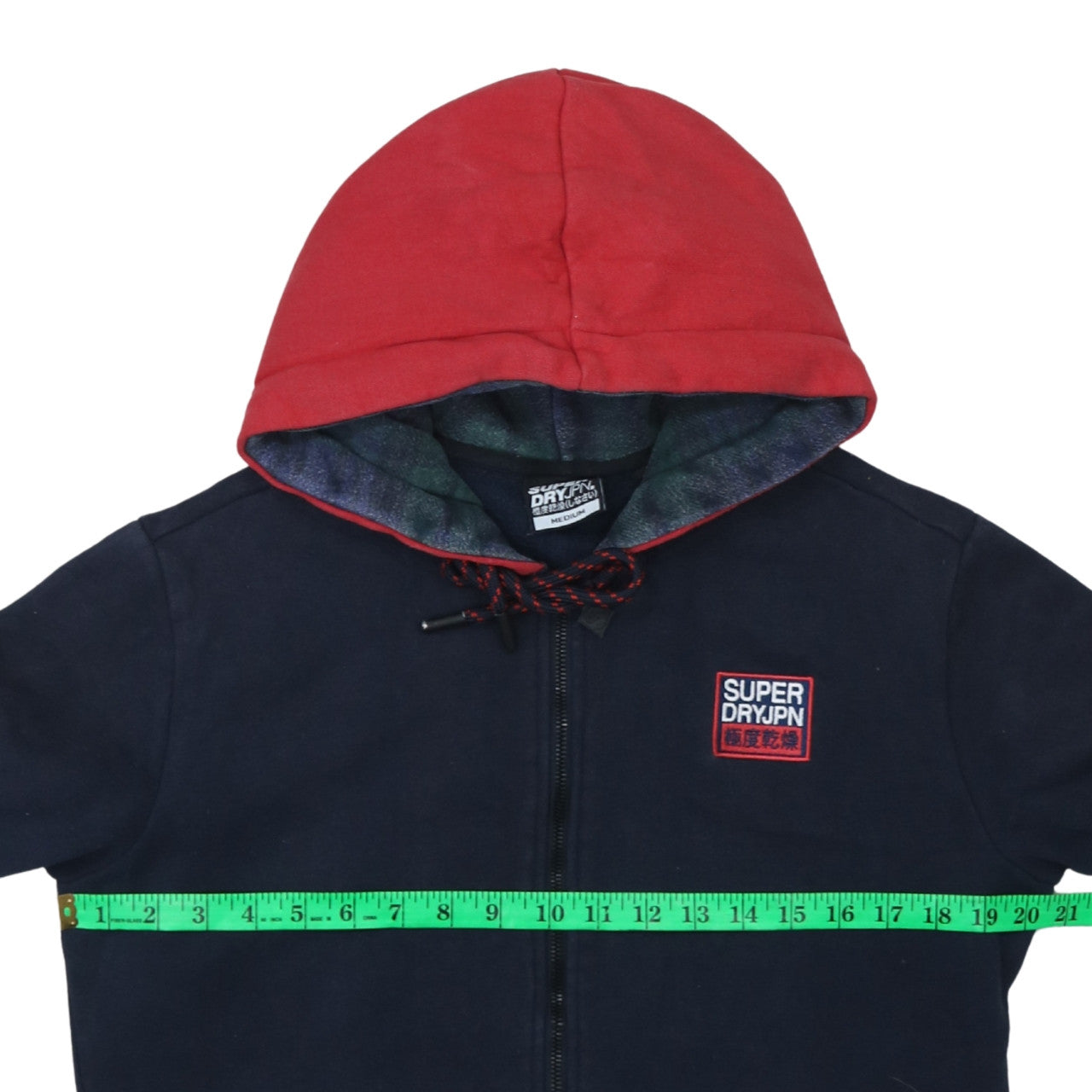 Superdry Men's Multicoloured Full Zip Hoodie Medium