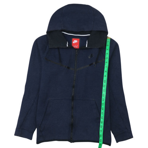 Nike Men's Blue Full Zip Hoodie S Fleece Sportswear