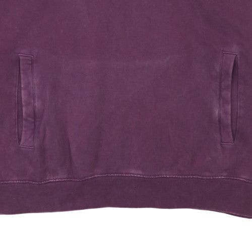 Champion Womens Purple Pullover Hoodie Size L Cotton Blend