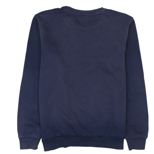 Puma Men's Blue Crew Neck Logo Pullover Sweatshirt Size M