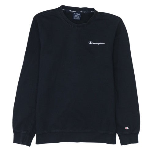 Champion Women Black Small Crew Neck Pullover Sweatshirt