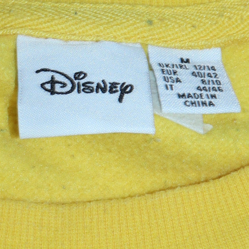 Disney Primark Womens Yellow Winnie the Pooh Sweatshirt M 12/14