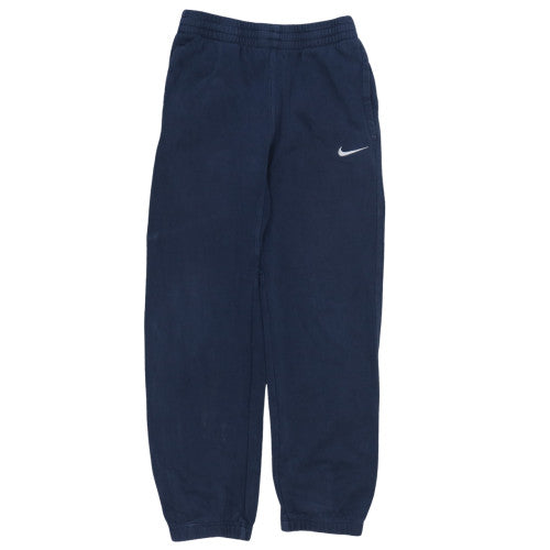 Nike Boys Blue Elastic Waist Sweatpants 12-13 Years Fleece Activewear