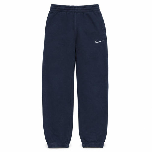 Front view of Nike boys’ blue elastic waist sweatpants 12-13 years fleece activewear