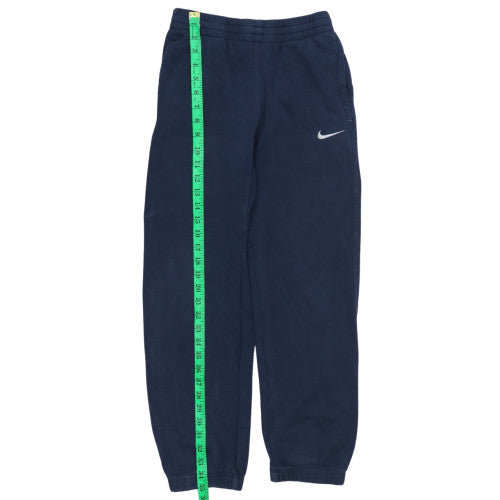 Nike Boys Blue Elastic Waist Sweatpants 12-13 Years Fleece Activewear