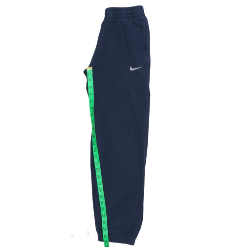 Nike Boys Blue Elastic Waist Sweatpants 12-13 Years Fleece Activewear