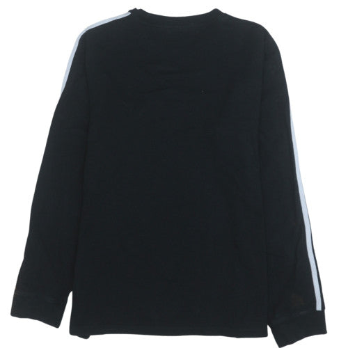 Adidas Womens Black Long Sleeve Crew Neck Sweatshirt Size M