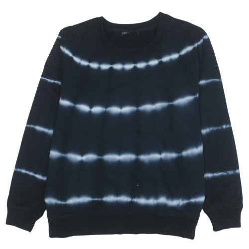 Marks and Spencer Womens Black Tie Dye Pullover Sweatshirt Size 22