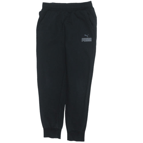 Puma Men Black Jogger Sweatpants M Regular Fit Fleece Activewear