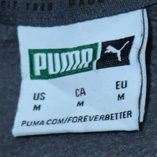 Puma Men’s Grey 1/4 Zip Pullover Fleece Sweatshirt M