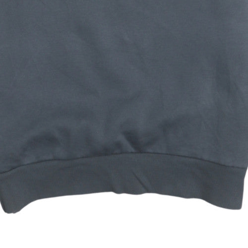 Puma Men’s Grey 1/4 Zip Pullover Fleece Sweatshirt M