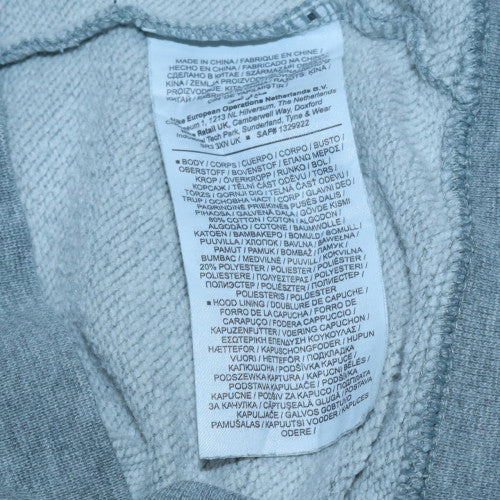 Nike Womens Grey XS Pullover Hoodie with Logo Front Pocket