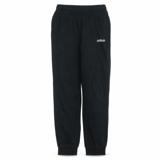 Front view of adidas Men's Black Fleece Joggers, size S, Regular Fit Activewear
