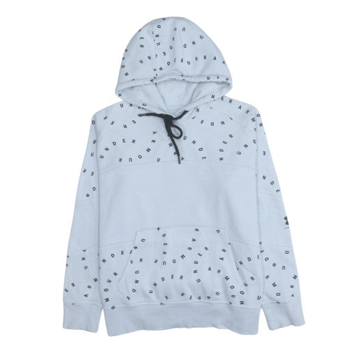 Under Armour Men's White Graphic Pullover Hoodie Size S