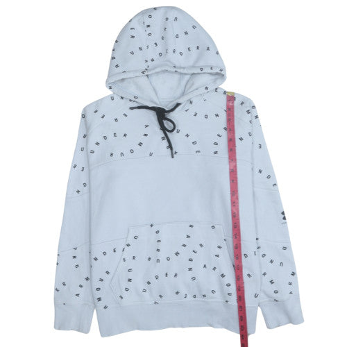 Under Armour Men's White Graphic Pullover Hoodie Size S