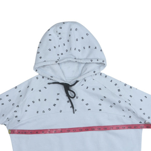 Under Armour Men's White Graphic Pullover Hoodie Size S