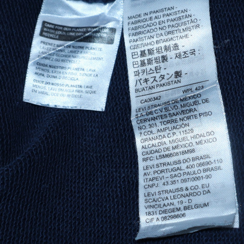 Levi's Men's Blue XL Pullover Hoodie Relaxed Fit Logo Sweatshirt