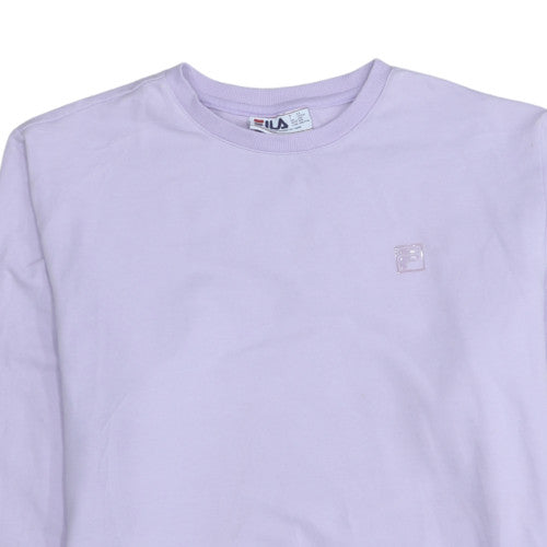 Fila Women’s Purple XXL Crew Neck Pullover Sweatshirt