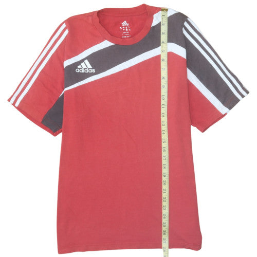 Adidas Men's Red Short Sleeve Crew Neck Graphic T-Shirt 2XL