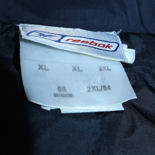Reebok Mens Navy 2XL Hooded Windbreaker Jacket with Full Zip