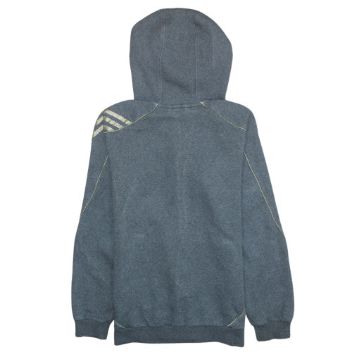Adidas Mens Grey XL Full Zip Hoodie Sweatshirt Sportswear