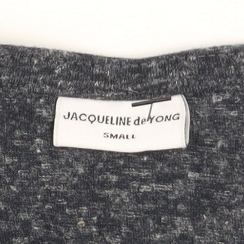 Jacqueline de Yong Women's Grey Long Sleeve Shift Dress Size S