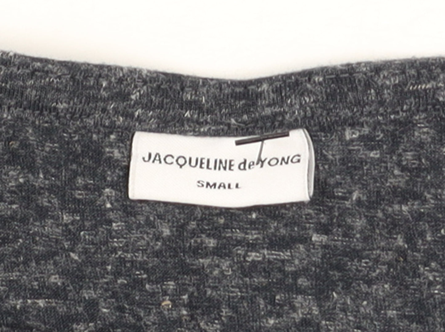 Jacqueline de Yong Women's Grey Long Sleeve Shift Dress Size S