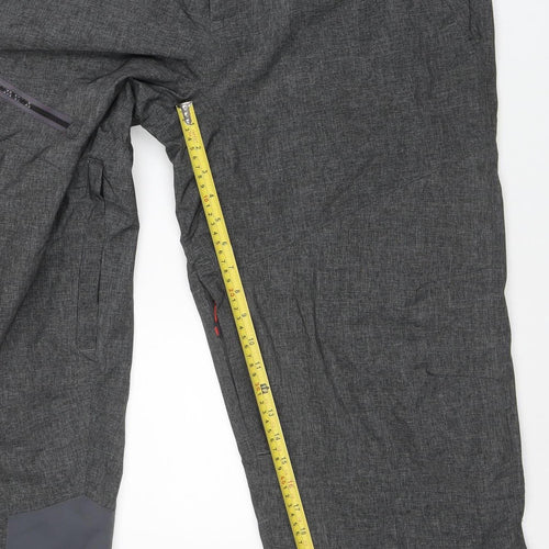 TOG24 Men Grey Waterproof Insulated Snow Pants M
