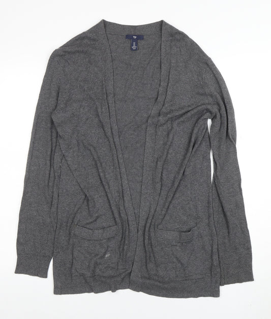 GAP Womens Grey Long Sleeve Cardigan Knit S UK10