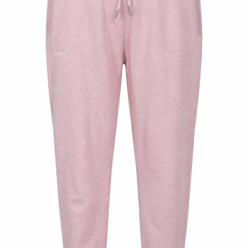 Superdry Womens Pink Jogger Sweatpants UK 16 Cotton Blend