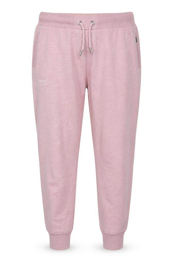 Superdry Womens Pink Jogger Sweatpants UK 16 Cotton Blend