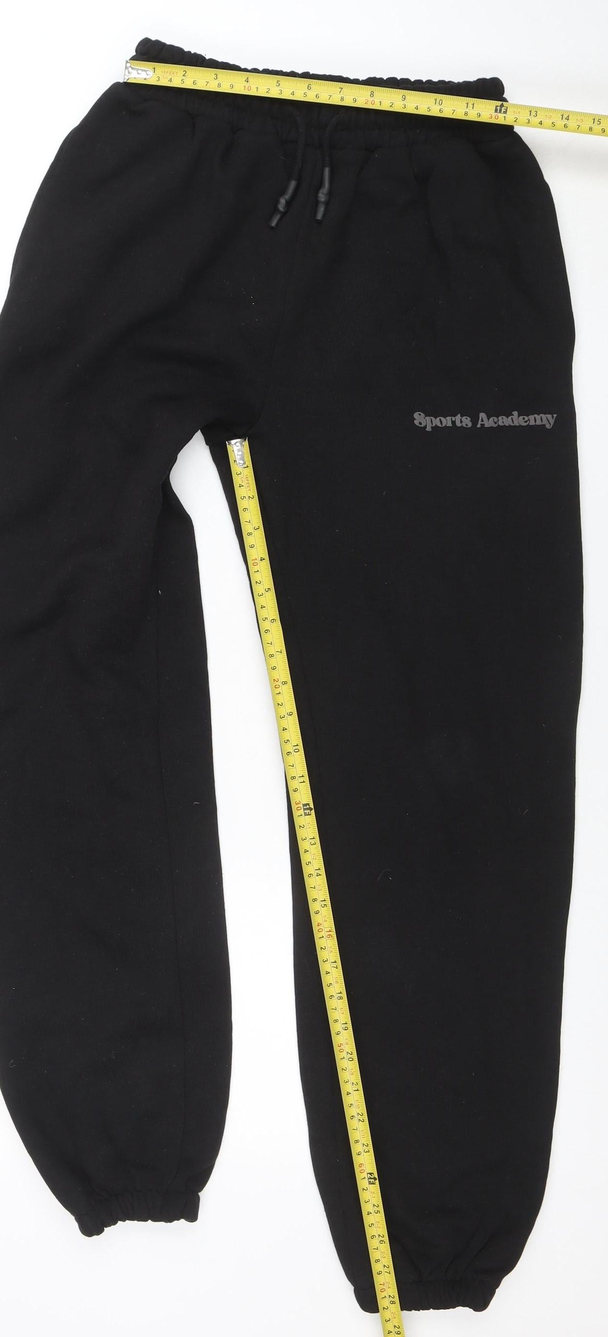 PrettyLittleThing Womens Black Jogger Sweatpants S Cotton Blend