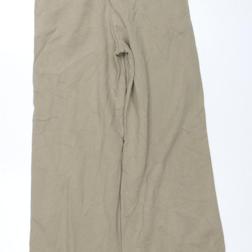 Marks and Spencer Womens Beige Size 10 Wide Leg Sweatpants