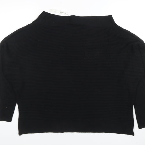 ASOS Women’s Black High Neck Acrylic Pullover Jumper Size 8