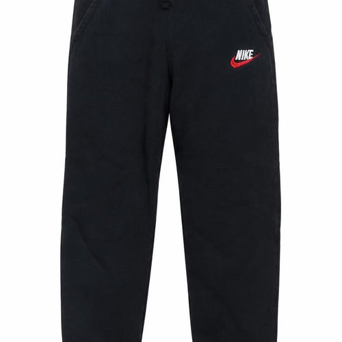 Nike Boys Black XL Jogger Fleece Sweatpants with Red Logo