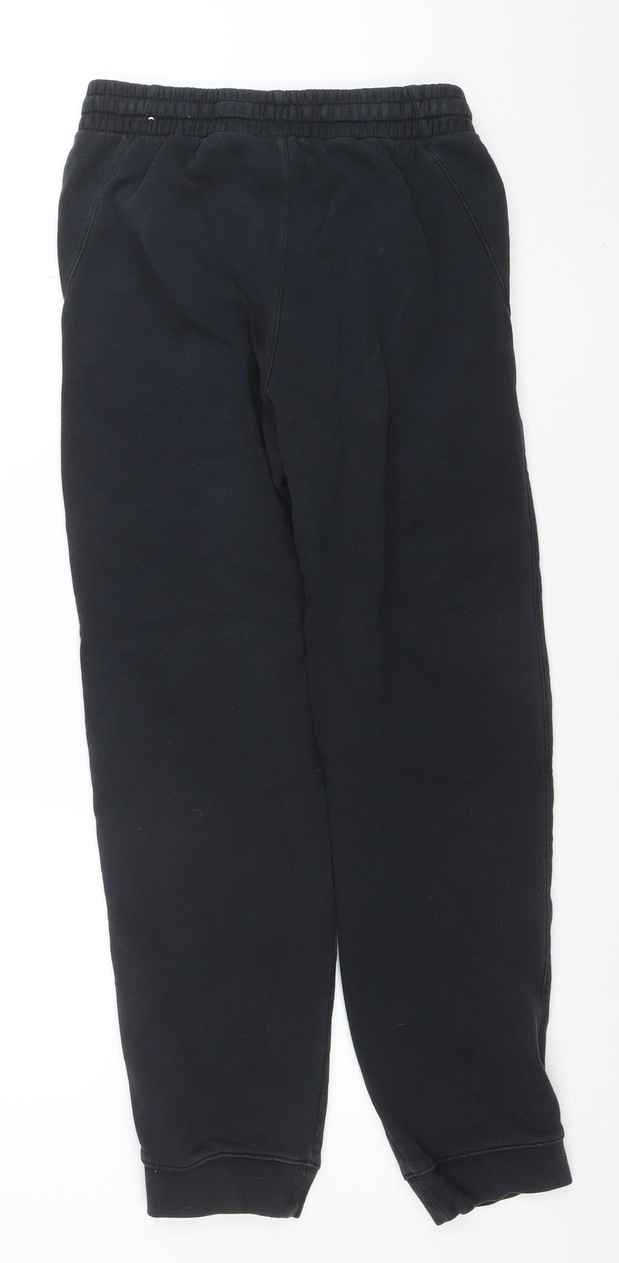 Nike Boys Black XL Jogger Fleece Sweatpants with Red Logo