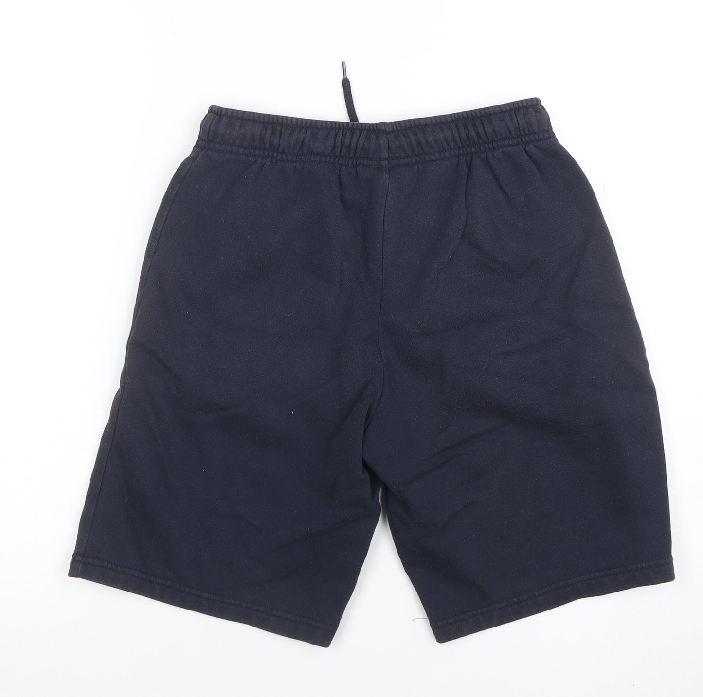 Champion Boys Black 13-14 Years Sweat Shorts Elastic Waist Drawstring Activewear