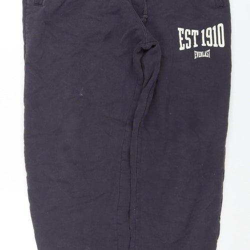 Everlast Women's Black Jogger Sweatpants UK 10 Elastic Waist Pockets