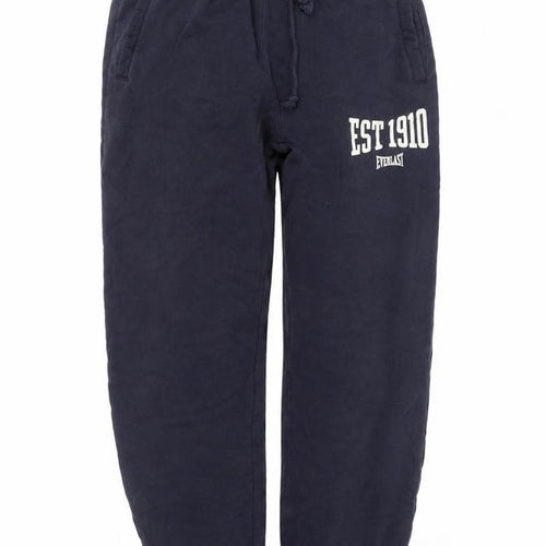 Everlast Women's Black Jogger Sweatpants UK 10 Elastic Waist Pockets