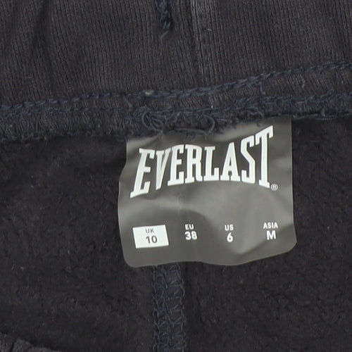 Everlast Women's Black Jogger Sweatpants UK 10 Elastic Waist Pockets