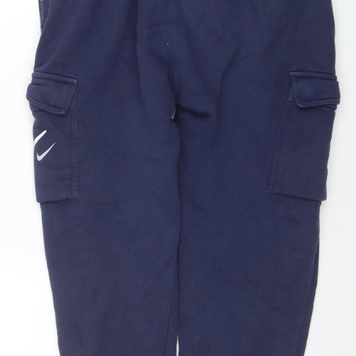 Nike Men's Blue Fleece Jogger Sweatpants S Regular Fit