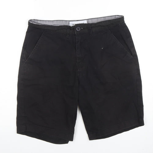 Criminal Damage Men's Black Chino Shorts Size 32 Regular Fit