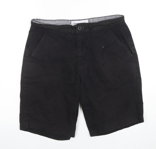 Criminal Damage Men's Black Chino Shorts Size 32 Regular Fit